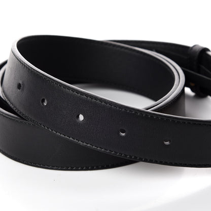Gucci Moon Calfskin Double G 30mm Belt 115 46 Black 4 of 8