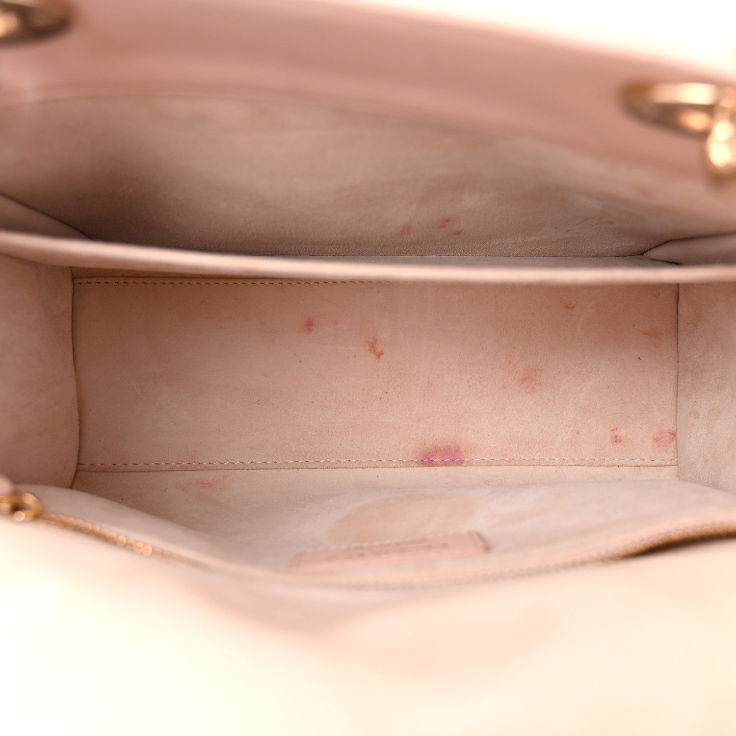 Christian Dior Lambskin Cannage Medium Lady Dior Light Pink 5 of 14