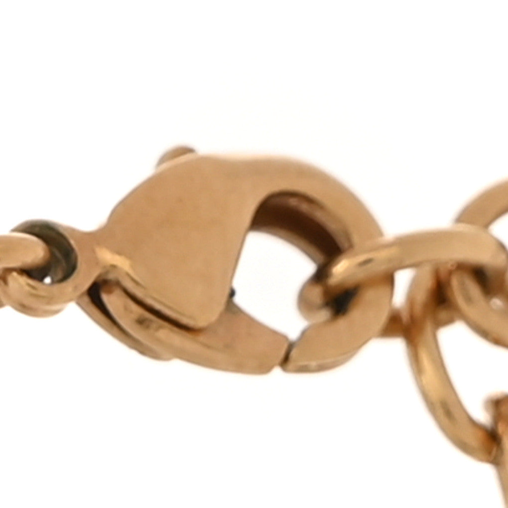 LV And Me Letter V Necklace Gold