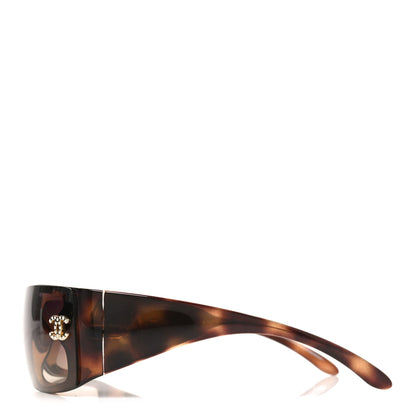Chanel Acetate Crystal CC Sunglasses 5088-B Tortoise 3 of 7