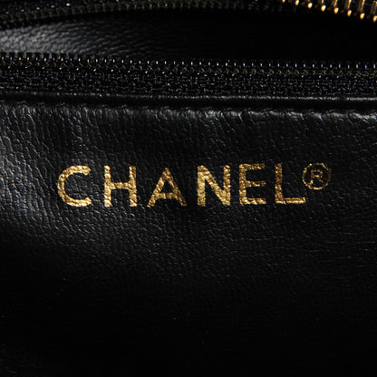 Chanel Lambskin Diamond Stitch Cosmetic Case Black 7 of 9