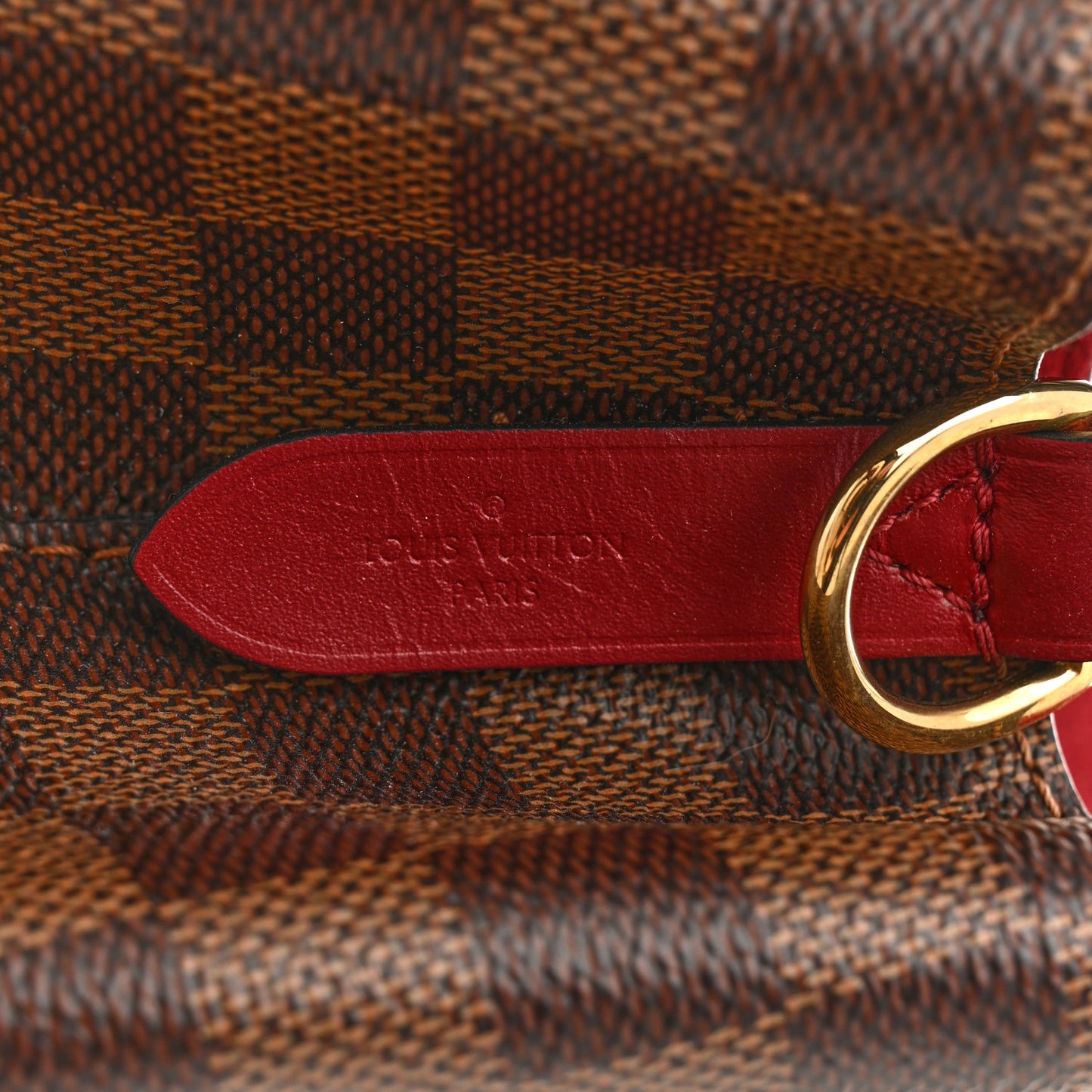 Damier Ebene Neonoe MM Cherry Berry