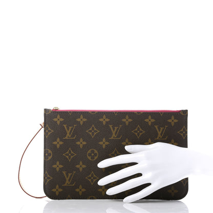 Louis Vuitton Monogram Neverfull MM GM Pochette Pivoine 2 of 10