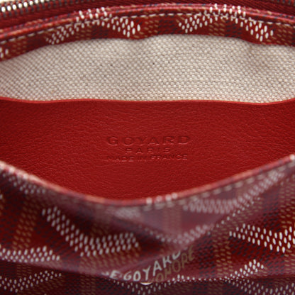 Goyard Goyardine Plumet Wallet Clutch Red 6 of 8