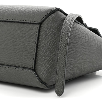 Celine Grained Calfskin Nano Belt Bag Grey 8 of 9