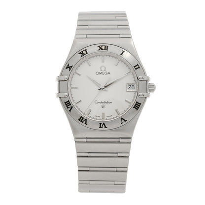 Omega Stainless Steel 33mm Constellation Quartz Watch White 1512.30 1 of 4