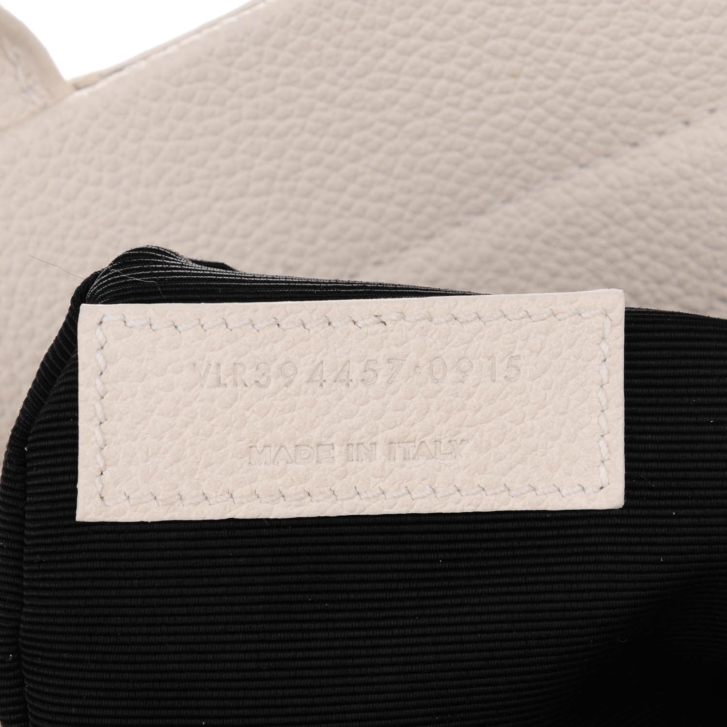 Saint Laurent Grained Calfskin Medium Cabas Rive Gauche Dove White 7 of 8