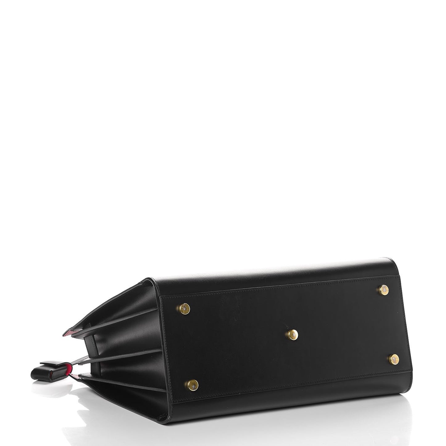 Calfskin Small Sac De Jour Black Fuchsia