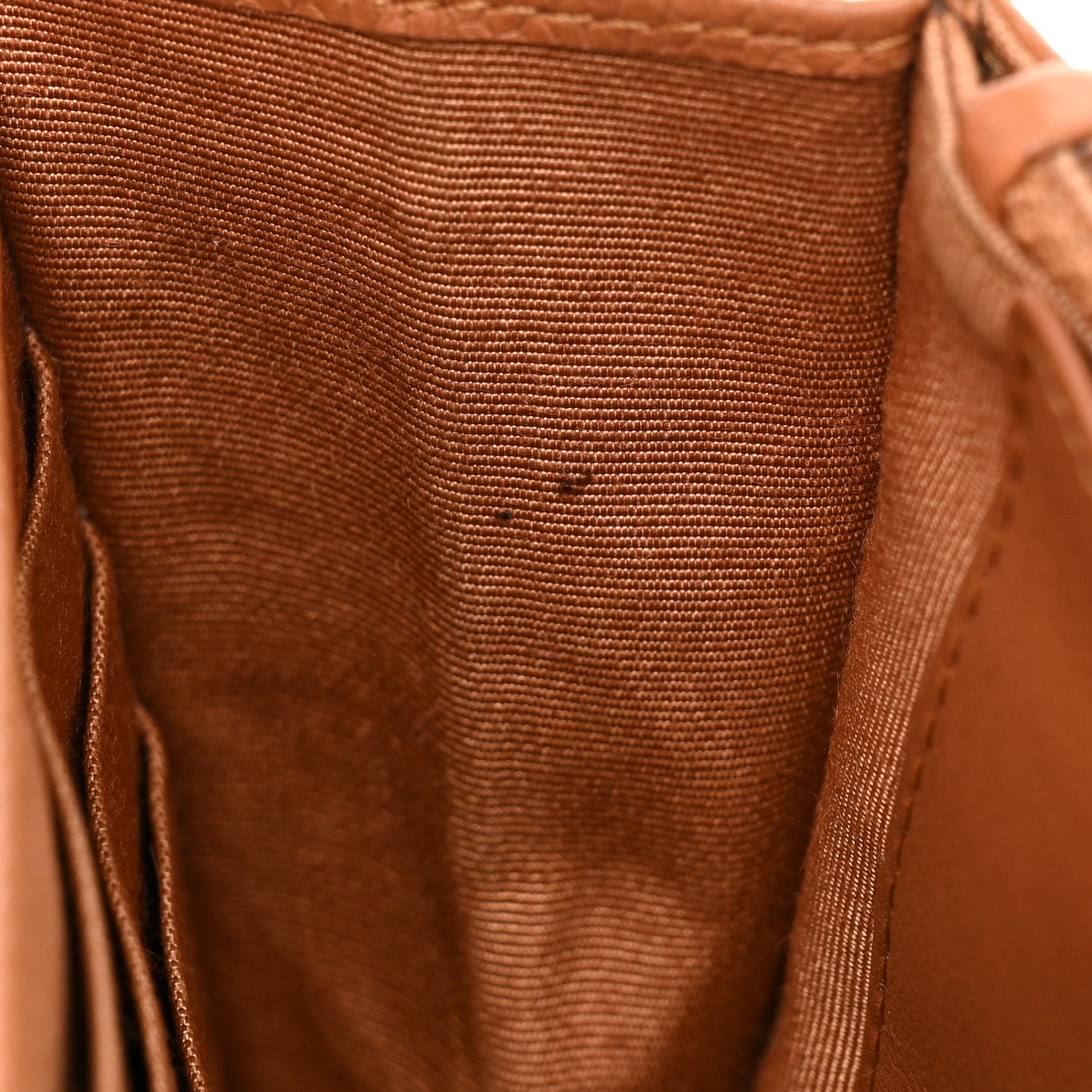 Caviar Quilted Wallet On Chain WOC Light Brown