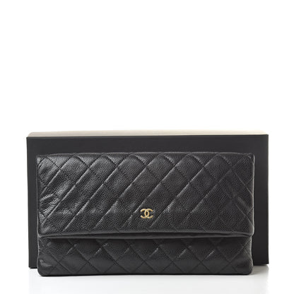 Chanel Caviar Quilted CC Beauty Clutch Black 10 of 10