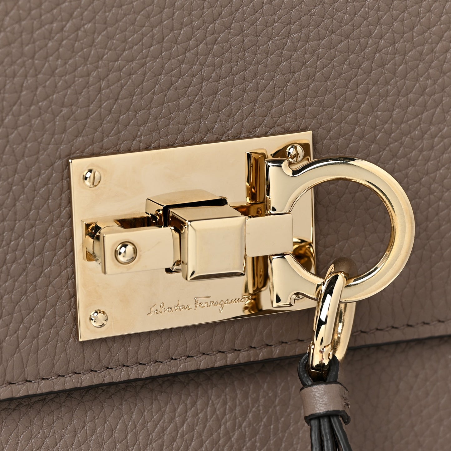 Calfskin Small The Studio Crossbody Bag Caraway Seed