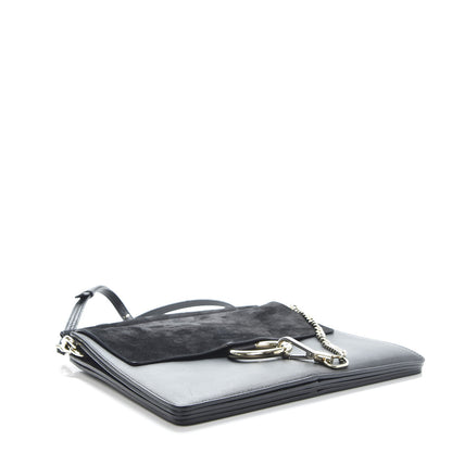 Chloe Suede Calfskin Medium Faye Shoulder Bag Black 3 of 18
