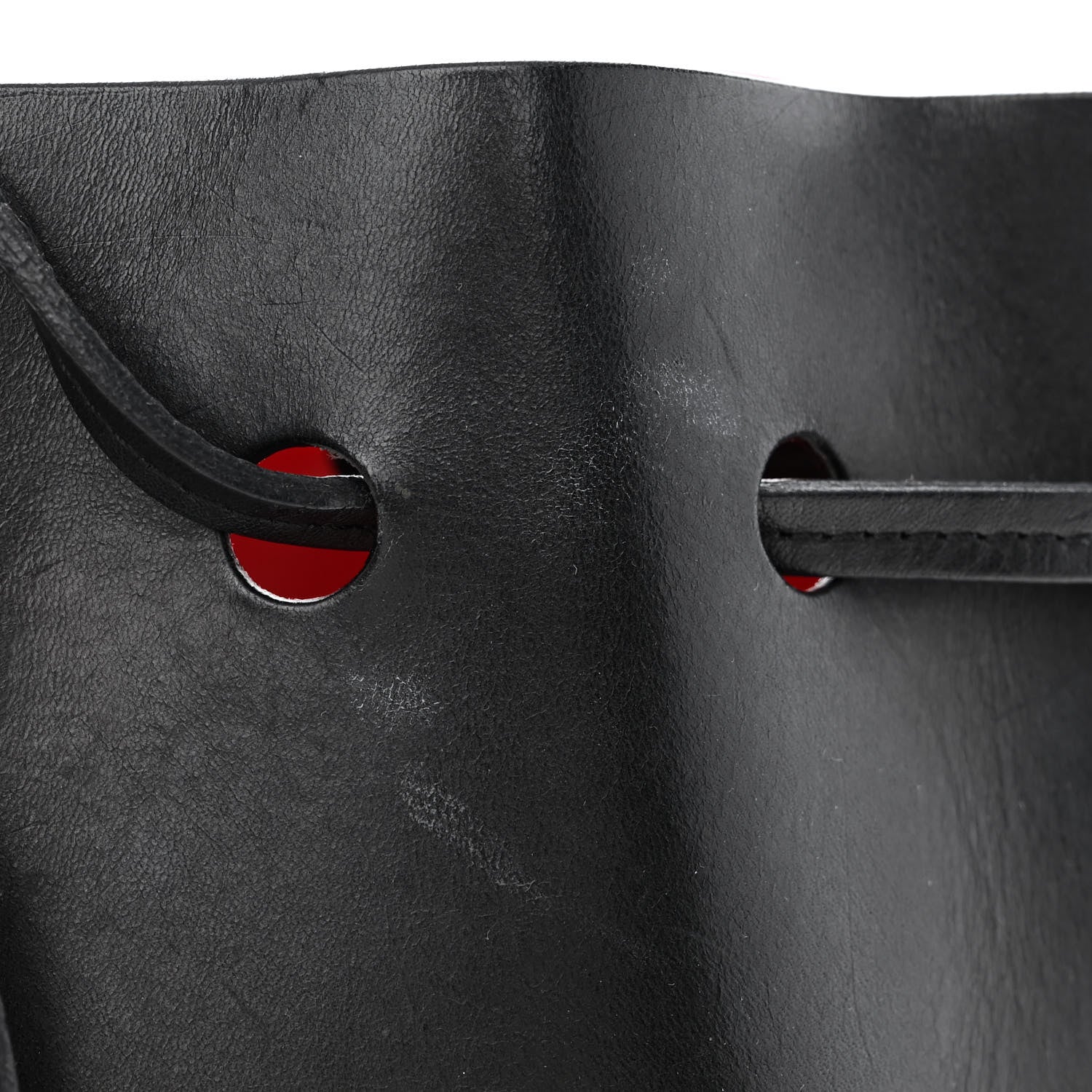 Mansur Gavriel Calfskin Mini Bucket Bag Black Flamma 11 of 11