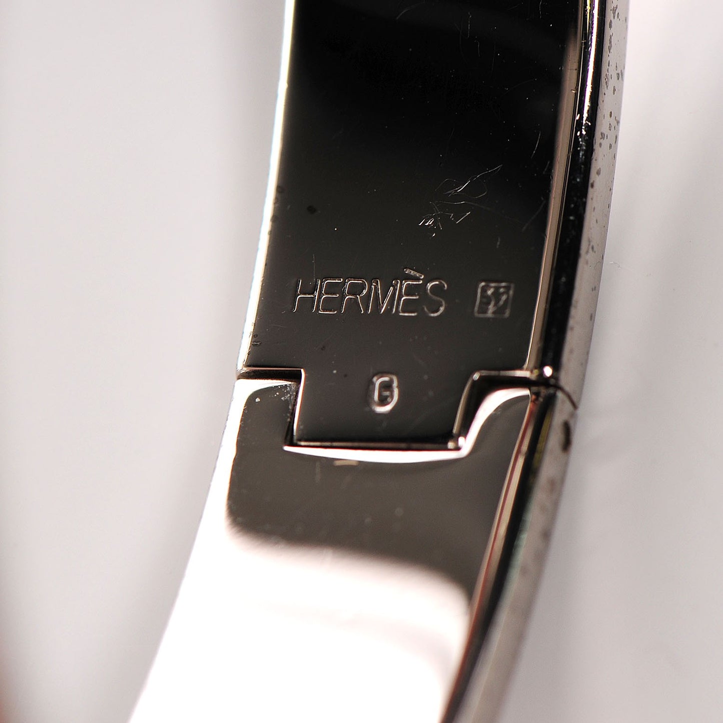Enamel Narrow Clic Clac H Bracelet PM Orange