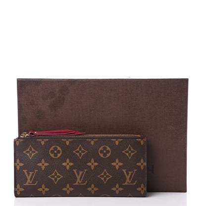 Louis Vuitton Monogram Adele Wallet Fuchsia 9 of 9