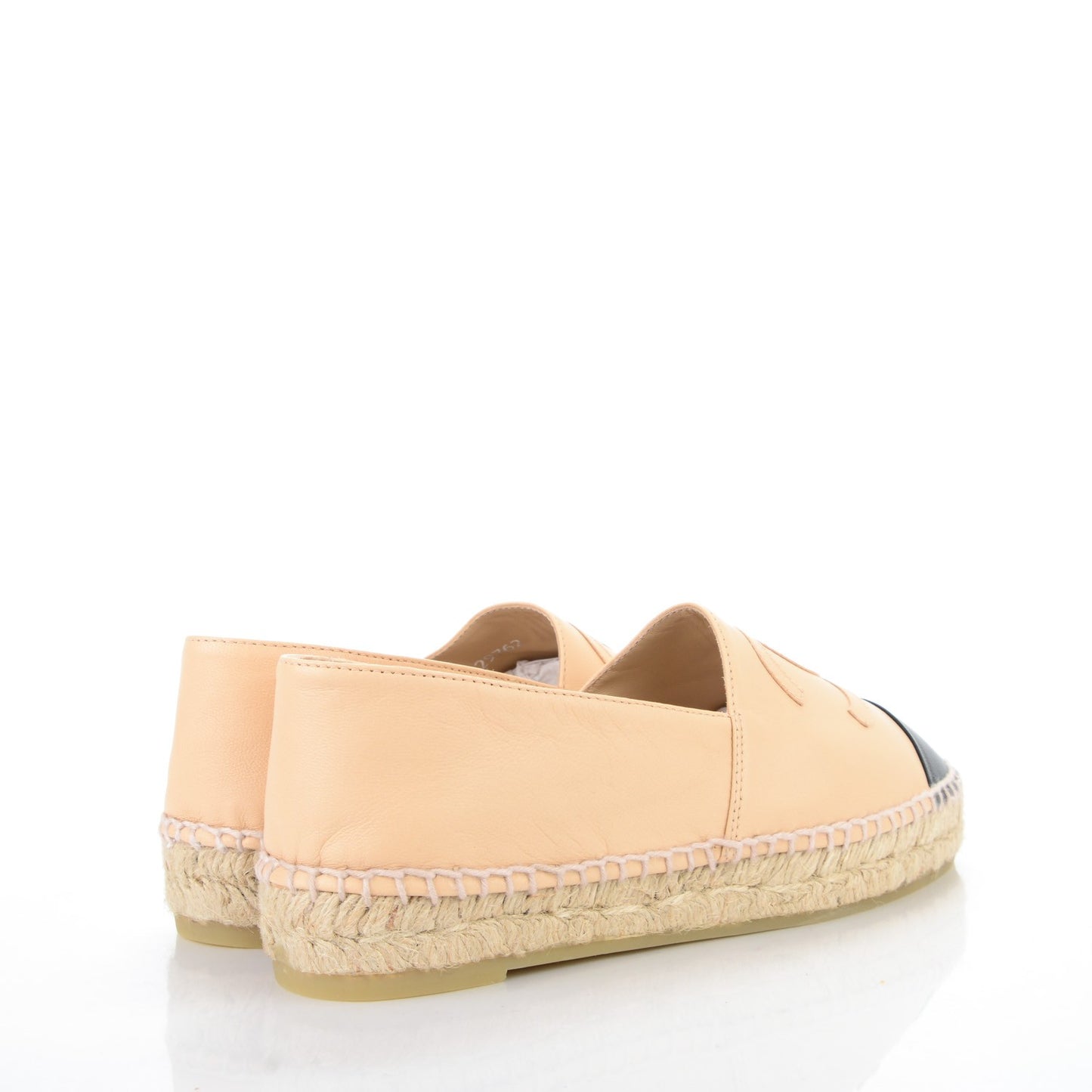 Lambskin CC Espadrilles 35 Beige Black