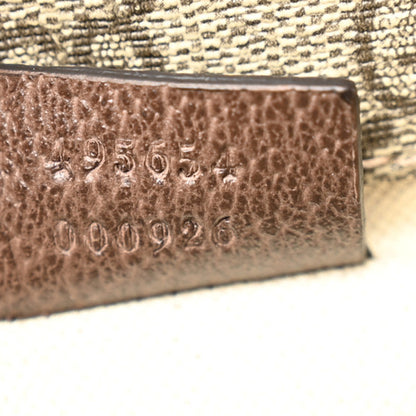 Gucci GG Supreme Monogram Web Neo Vintage Double Flap Messenger Bag Beige New Acero 7 of 10