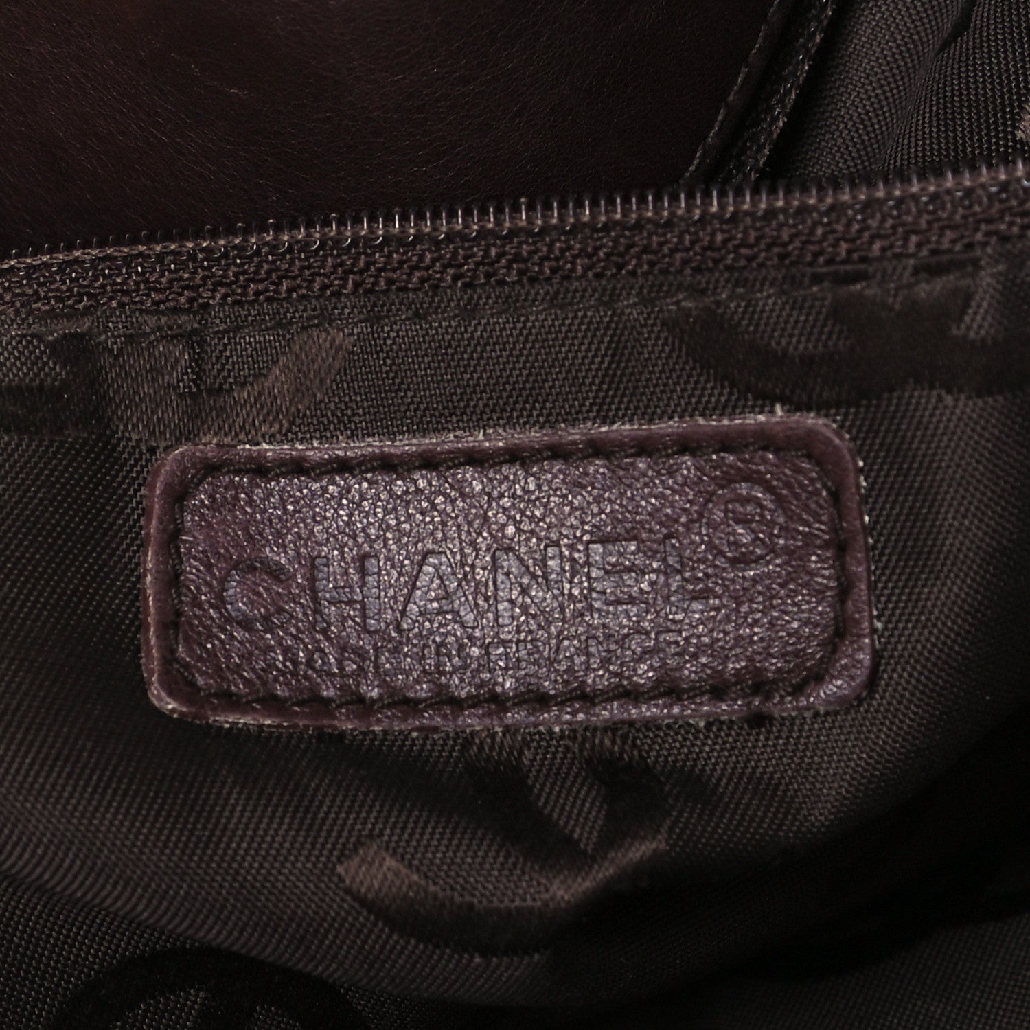 Chanel Lambskin North South Tote Burgundy 9 of 9