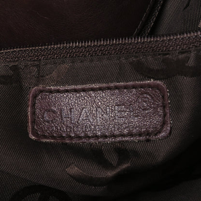Chanel Lambskin North South Tote Burgundy 9 of 9