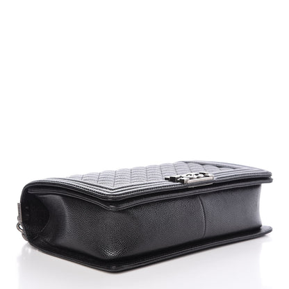 Chanel Caviar Quilted New Medium Boy Flap Black 4 of 11