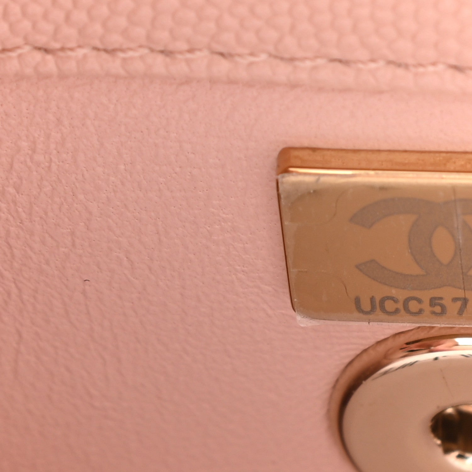 Chanel Caviar Quilted Mini Coco Handle Flap Light Pink 7 of 9