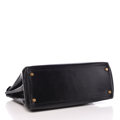 Hermes Box Kelly Retourne 32 Black 5 of 42