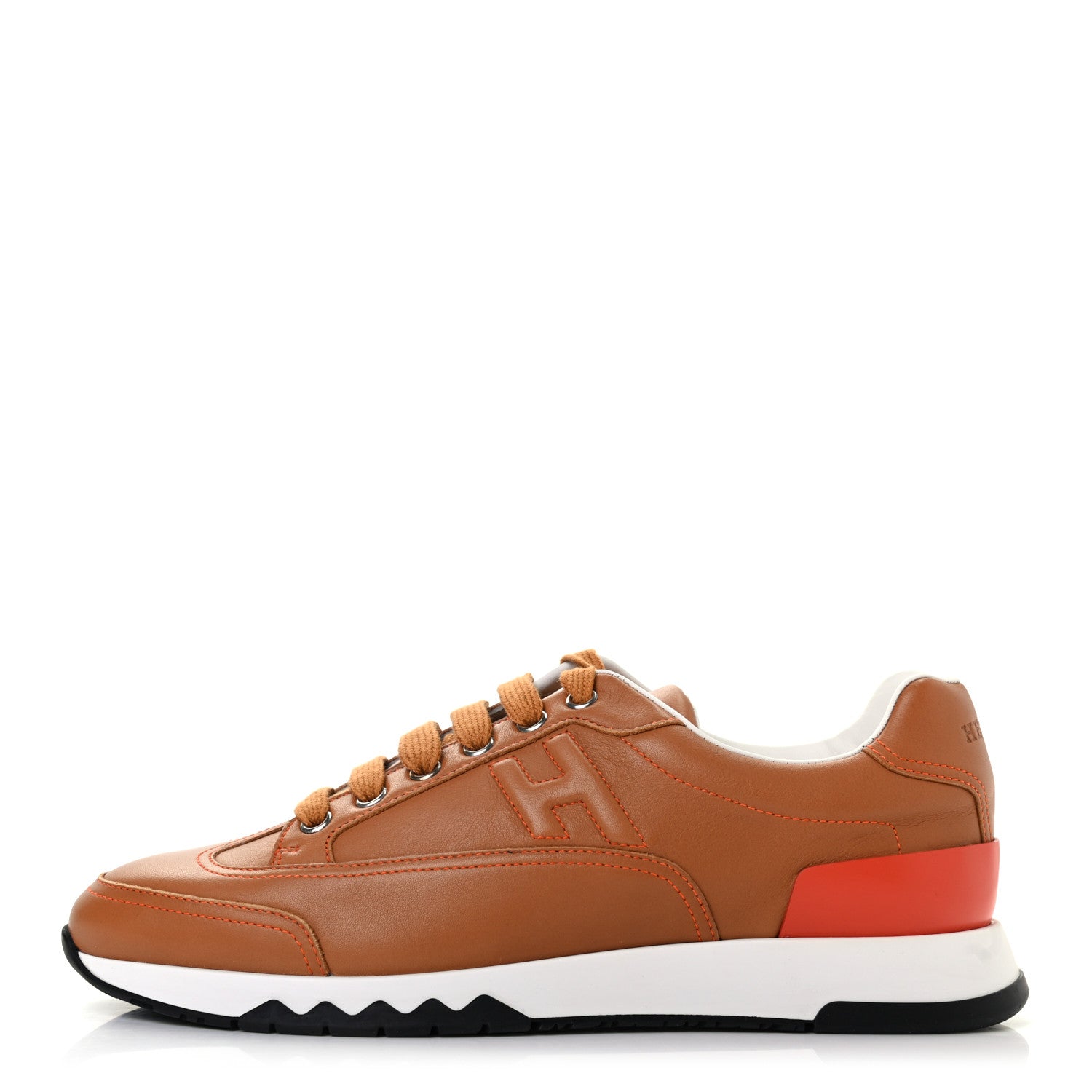 Hermes Calfskin Womens Trail Sneakers 38 Naturel 1 of 8