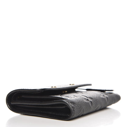 Louis Vuitton Empreinte Pont-Neuf Compact Wallet Black 4 of 7