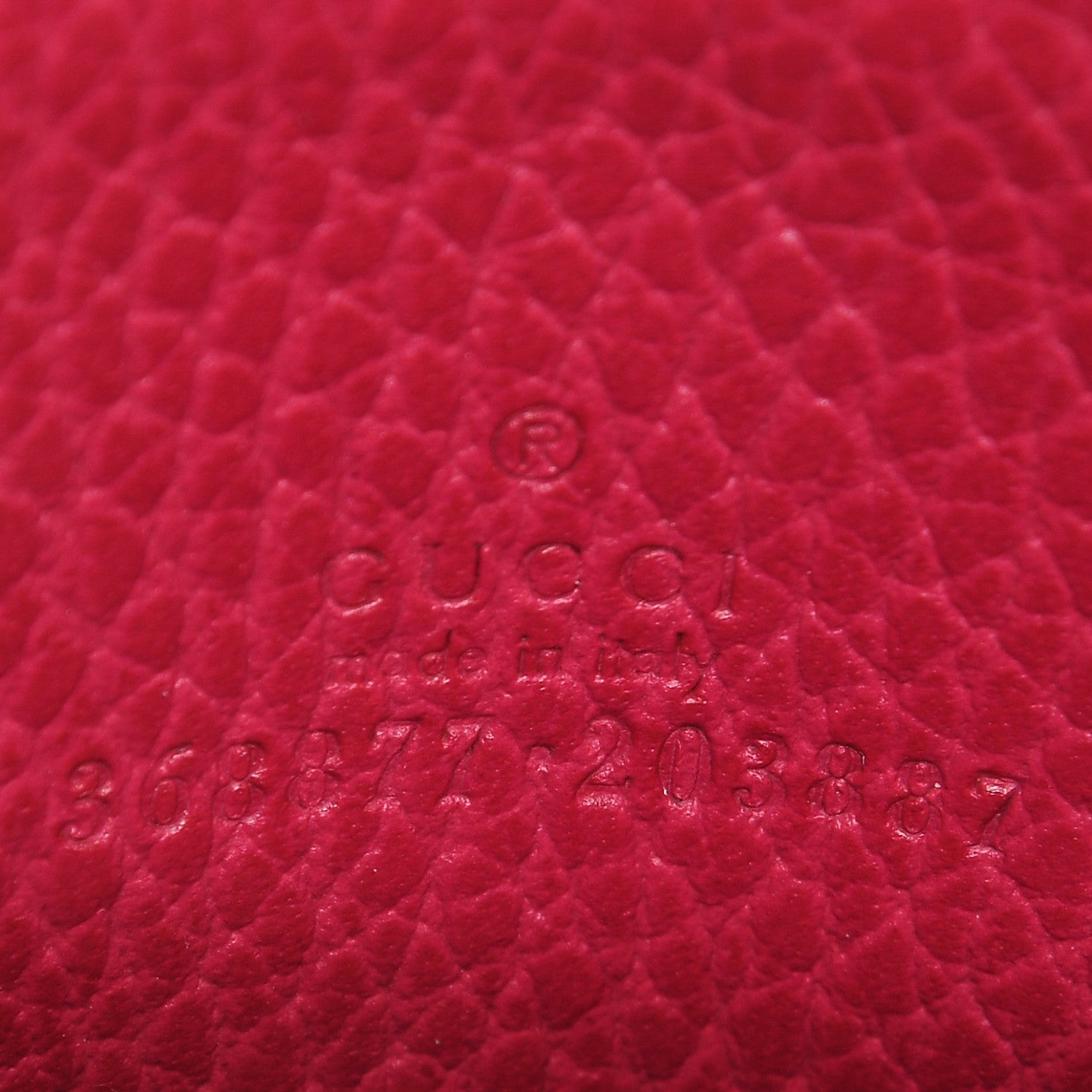 Gucci Dollar Calfskin Swing Zip Around Card Case Blossom 6 of 6