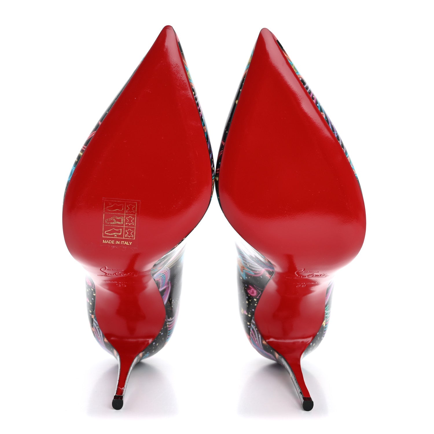 Christian Louboutin Patent Starlight Hot Chick 100 Pumps 39 Multicolor 6 of 9