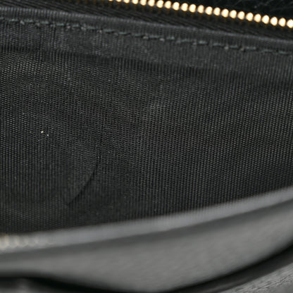 Gucci Pebbled Calfskin Soho Wallet On Chain Black 10 of 11