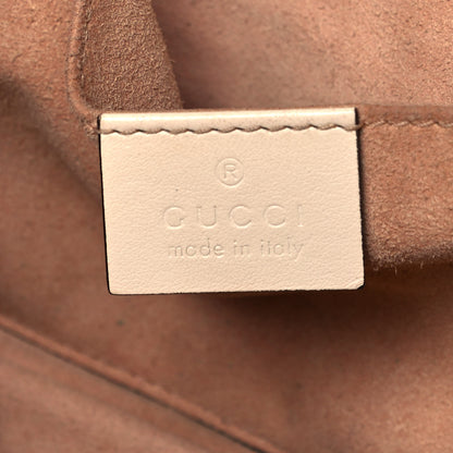 Gucci Calfskin Matelasse Small GG Marmont Chain Shoulder Bag White 6 of 10