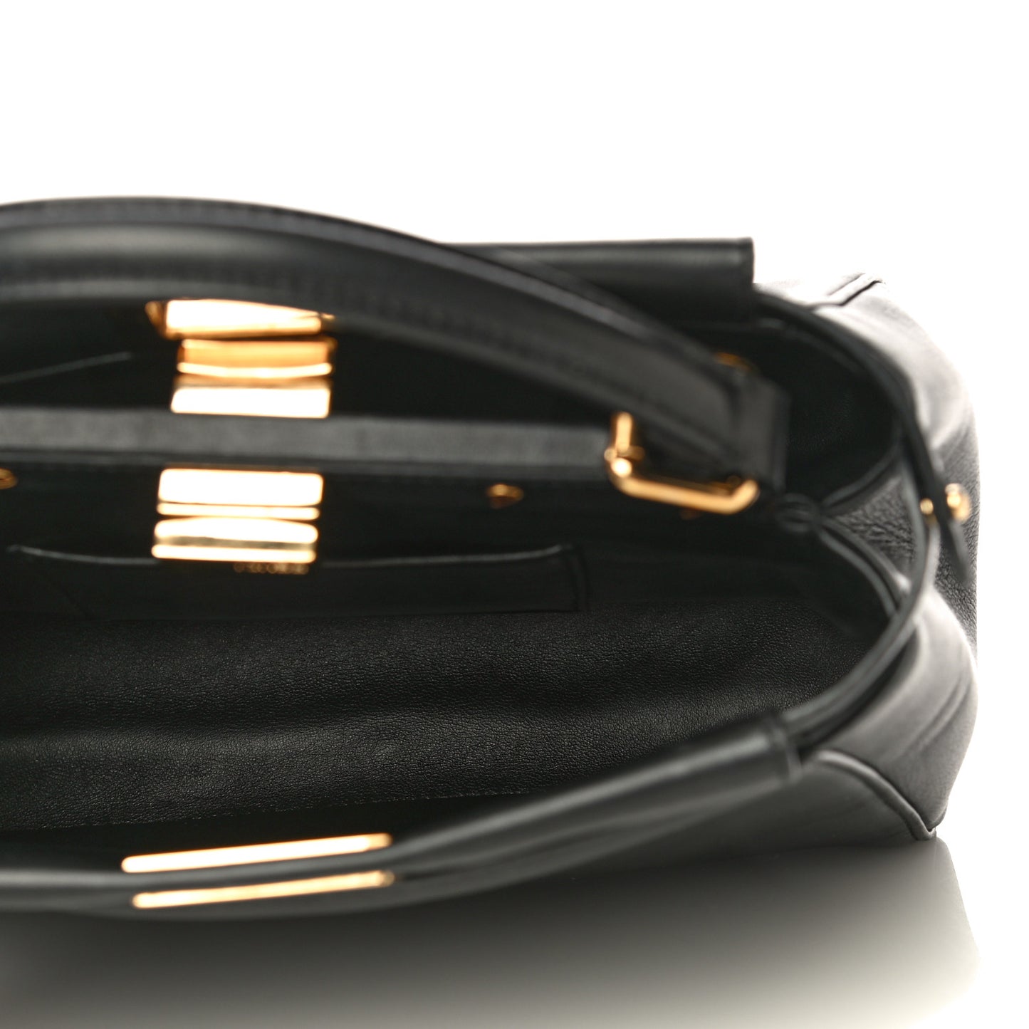 Nappa Mini Peekaboo Iconic Satchel Black