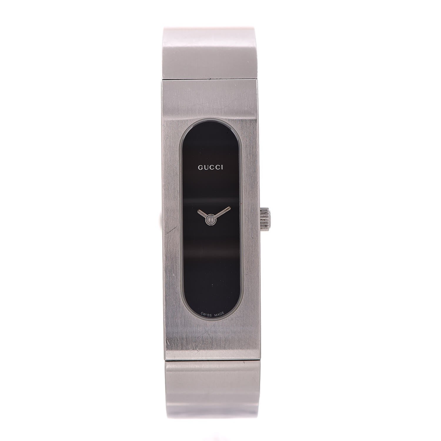 Gucci Stainless Steel 14mm 2400S Quartz Watch Black 9 of 16