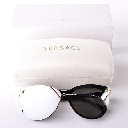 Versace Mirrored Cat Eye Sunglasses 4266 Black 9 of 9