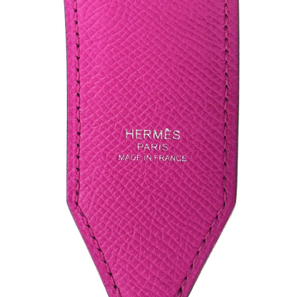 Hermes Epsom 40mm Tressage Shoulder Strap Magnolia Bleu Saphir Craie 4 of 8