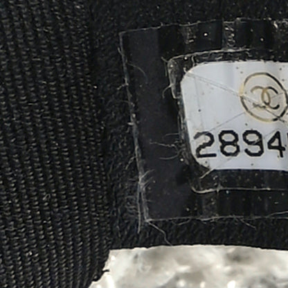 Chanel Tweed Quilted Chanel 19 Waist Bag Black Ecru White 7 of 9