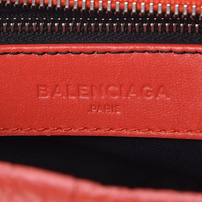 Balenciaga Matte Goatskin Rubber Covered Classic Hardware Mini Twiggy Rouge Coquelicot Rouge Braise 6 of 10