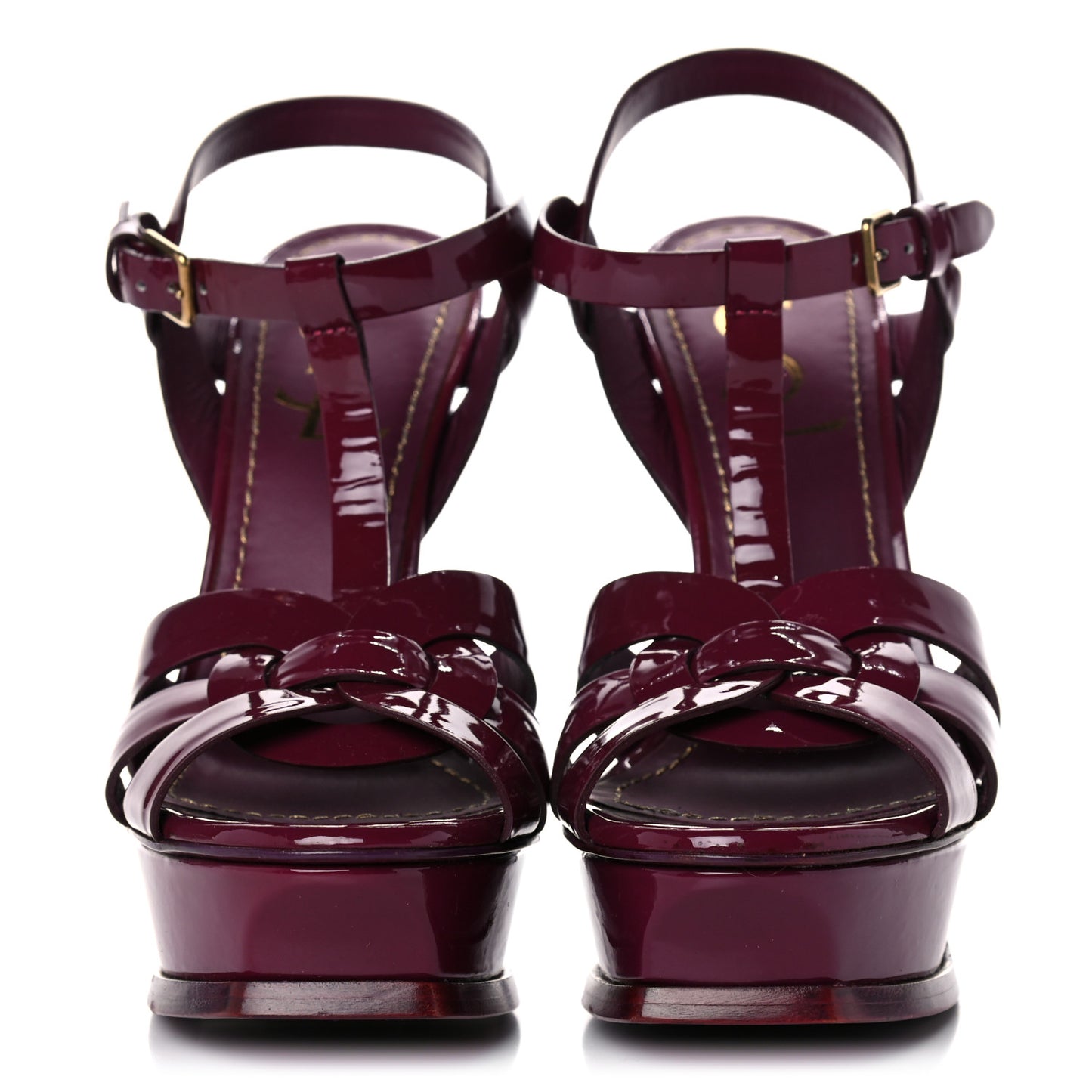 Patent Tribute 105 Platform Sandals 36.5 Purple