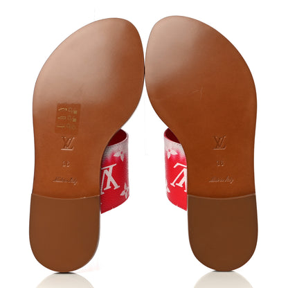 Louis Vuitton Monogram Escale Palma Sandals 36 Rouge 7 of 11