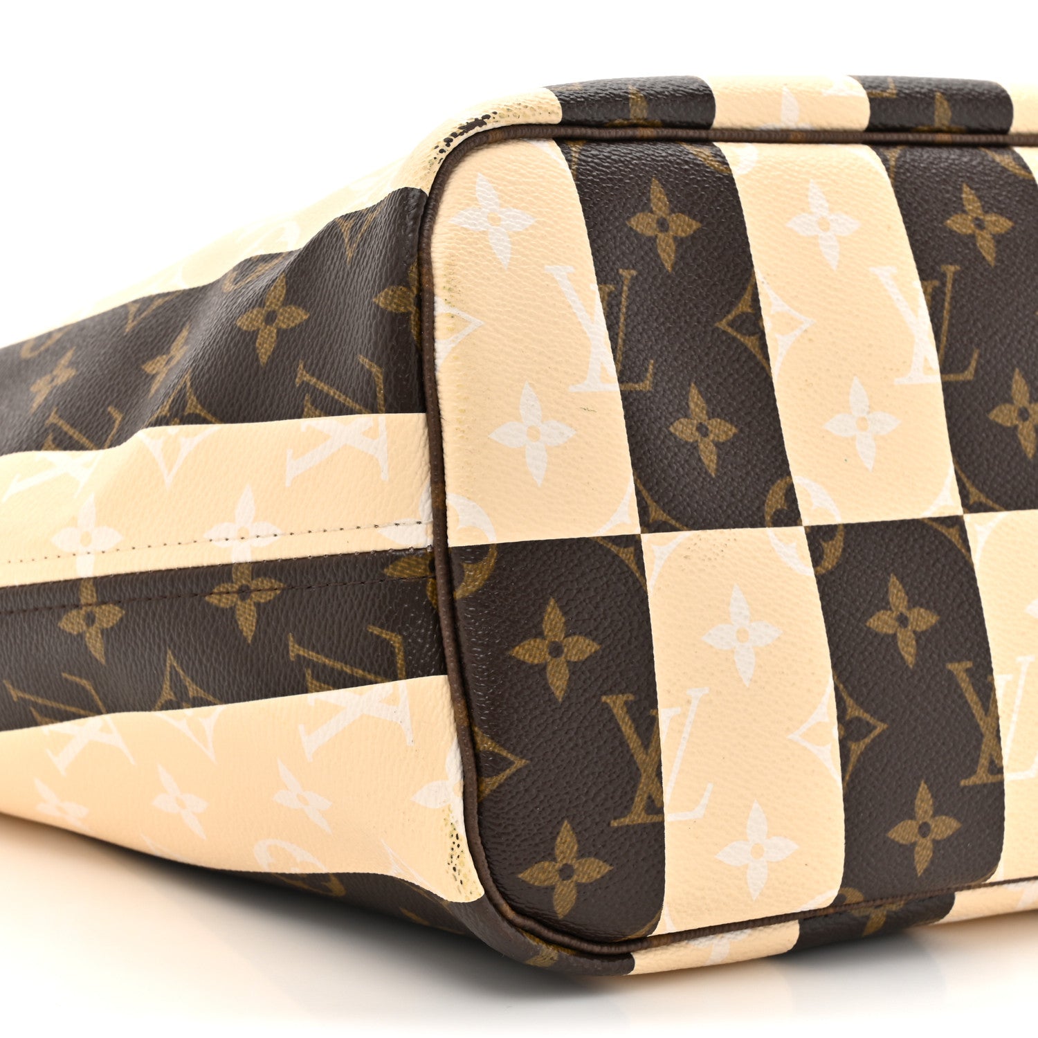 Louis Vuitton Monogram Rayures Neverfull MM 9 of 17