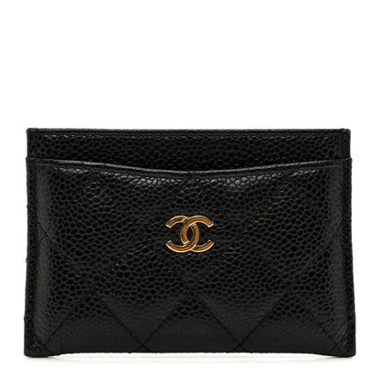 Chanel Caviar Quilted Card Holder Black 1 of 7