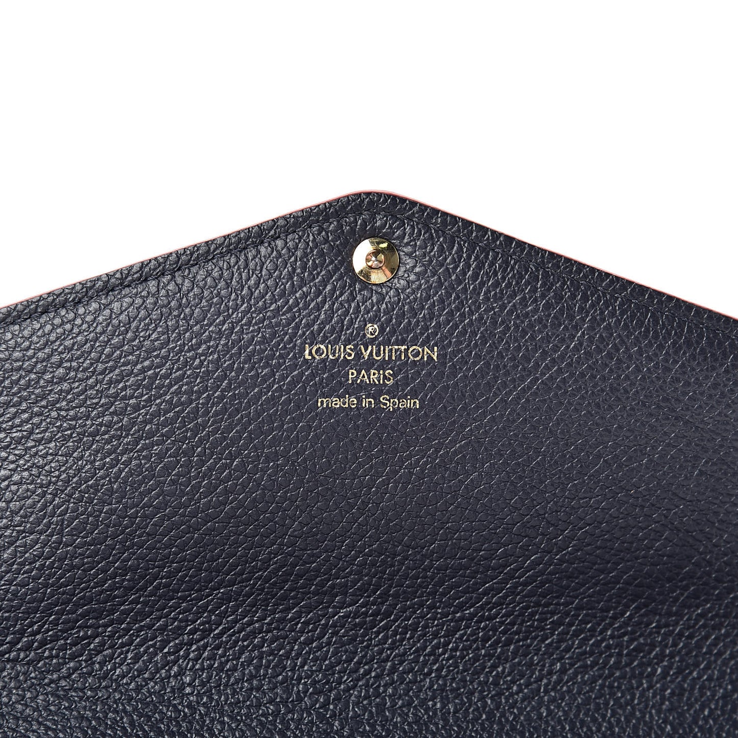 Empreinte Sarah Wallet NM Marine Rouge