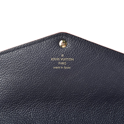 Louis Vuitton Empreinte Sarah Wallet NM Marine Rouge 6 of 10