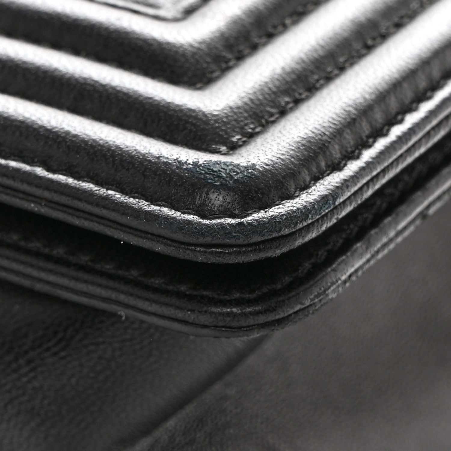 Chanel Lambskin Quilted Medium Boy Flap Black 11 of 12