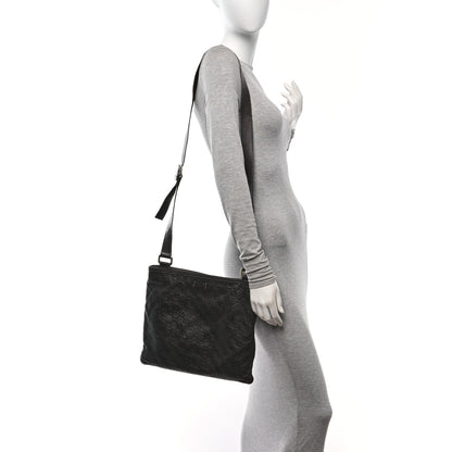 Gucci Guccissima Medium Flat Messenger Bag Dark Brown Dark Brown 2 of 13