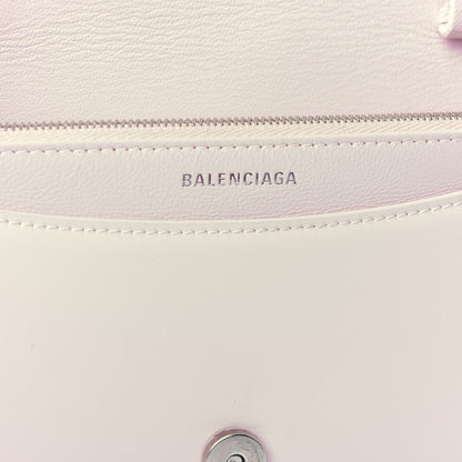 Balenciaga Smooth Calfskin B Wallet on Chain Light Rose 6 of 7
