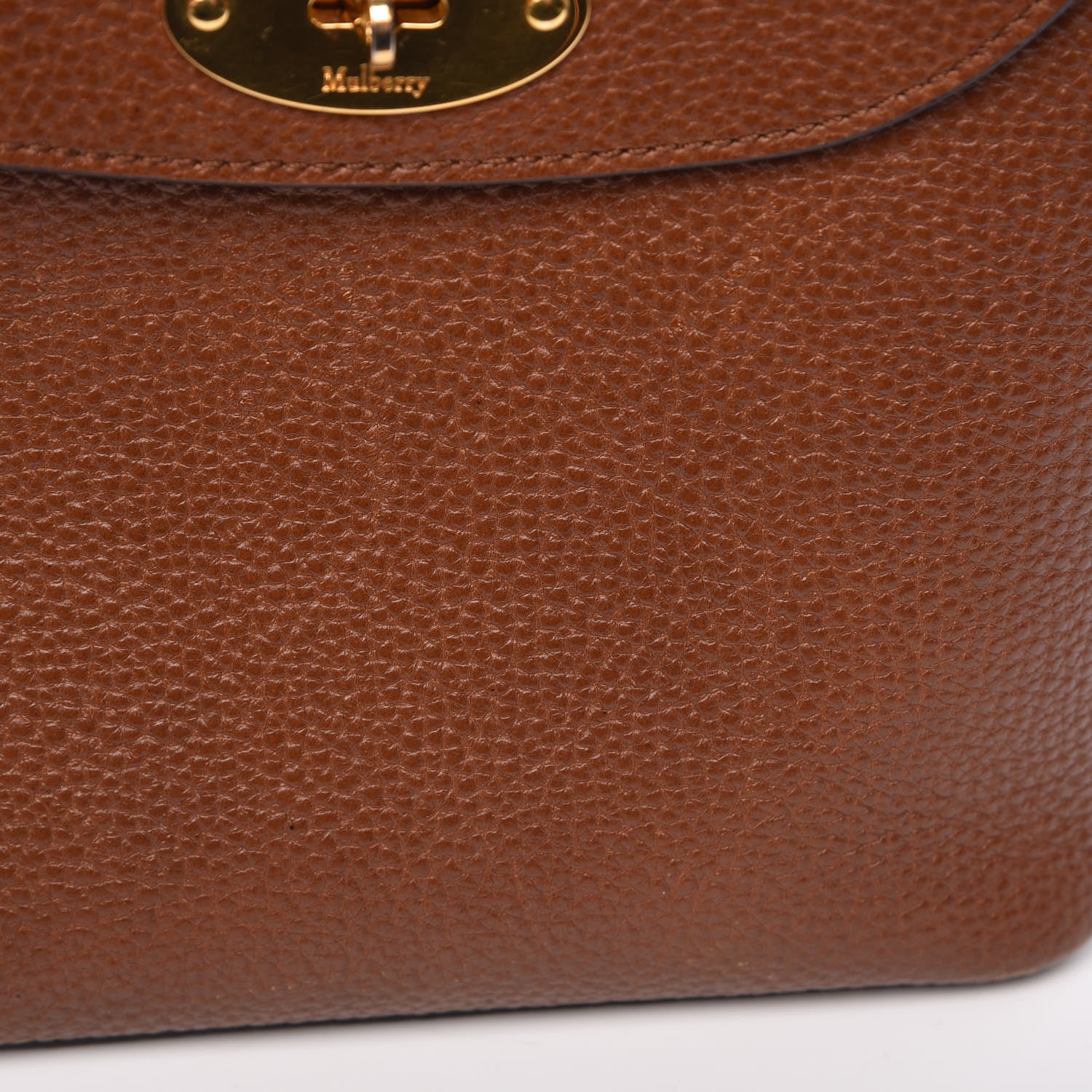 Mulberry Classic Grain Calfskin Mini Bayswater Backpack Oak 12 of 13
