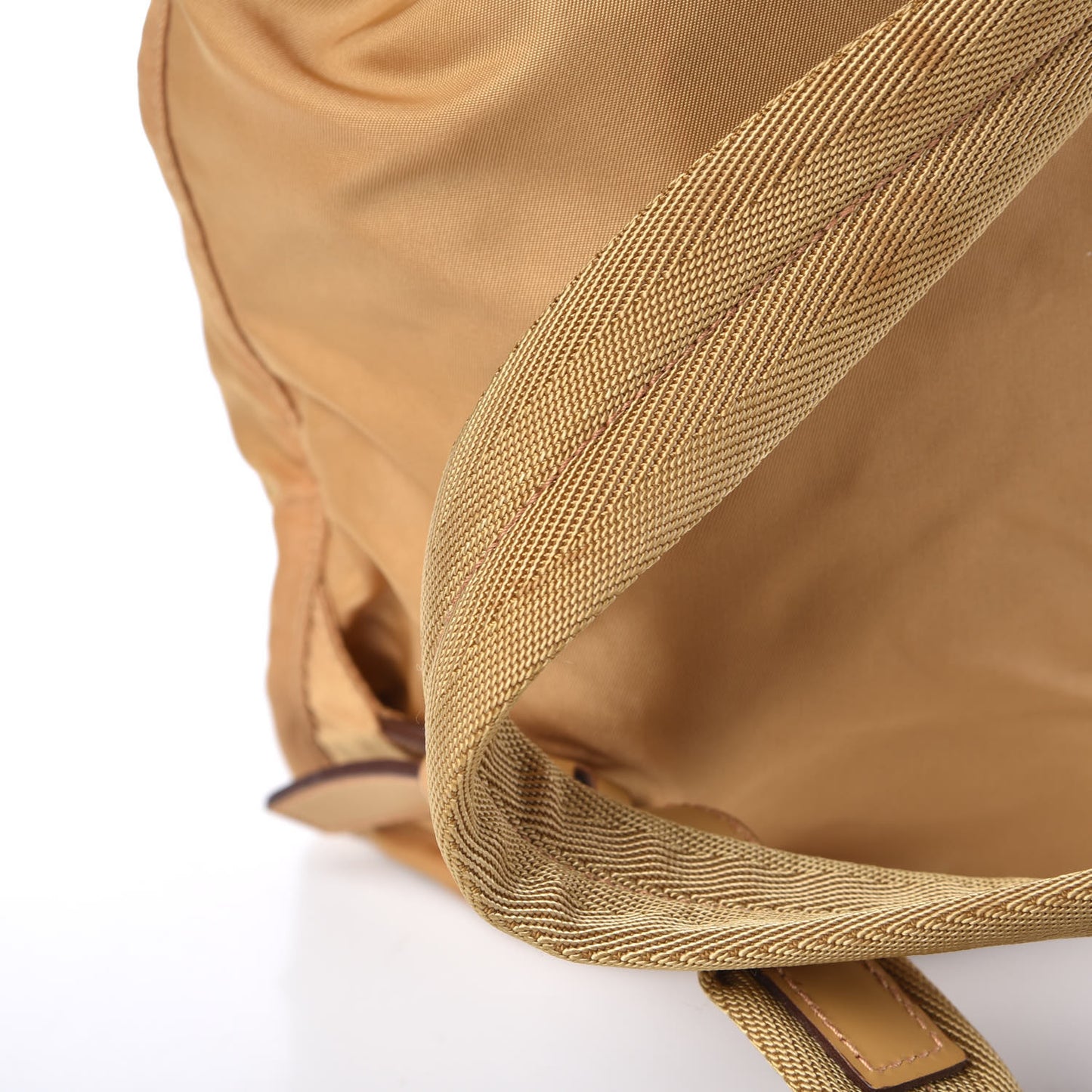 Tessuto Nylon Vela Small Backpack Gold