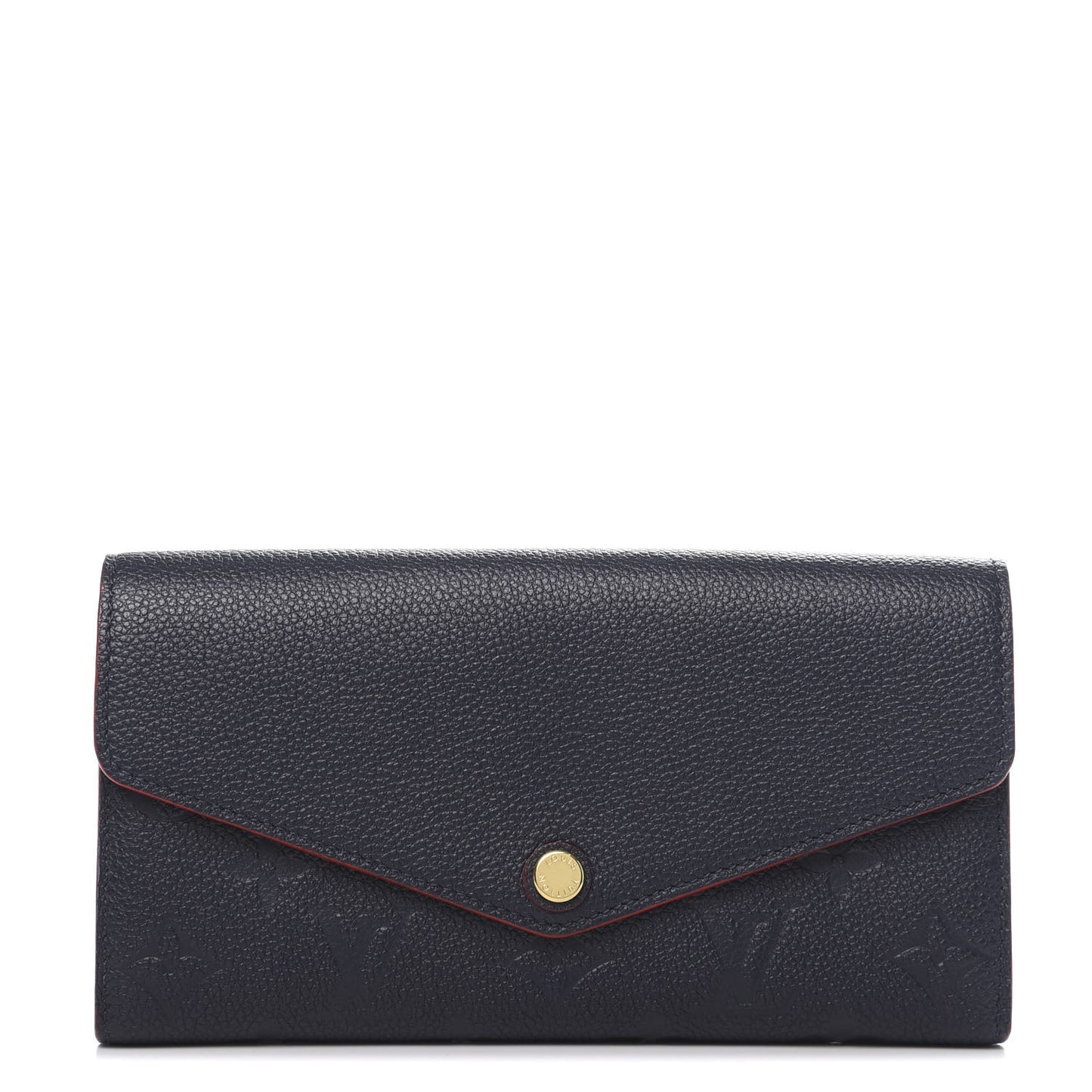 Empreinte Sarah Wallet NM Marine Rouge